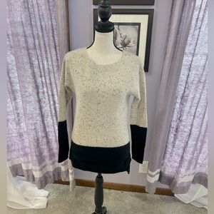 KIER + J Speckled Cashmere Sweater